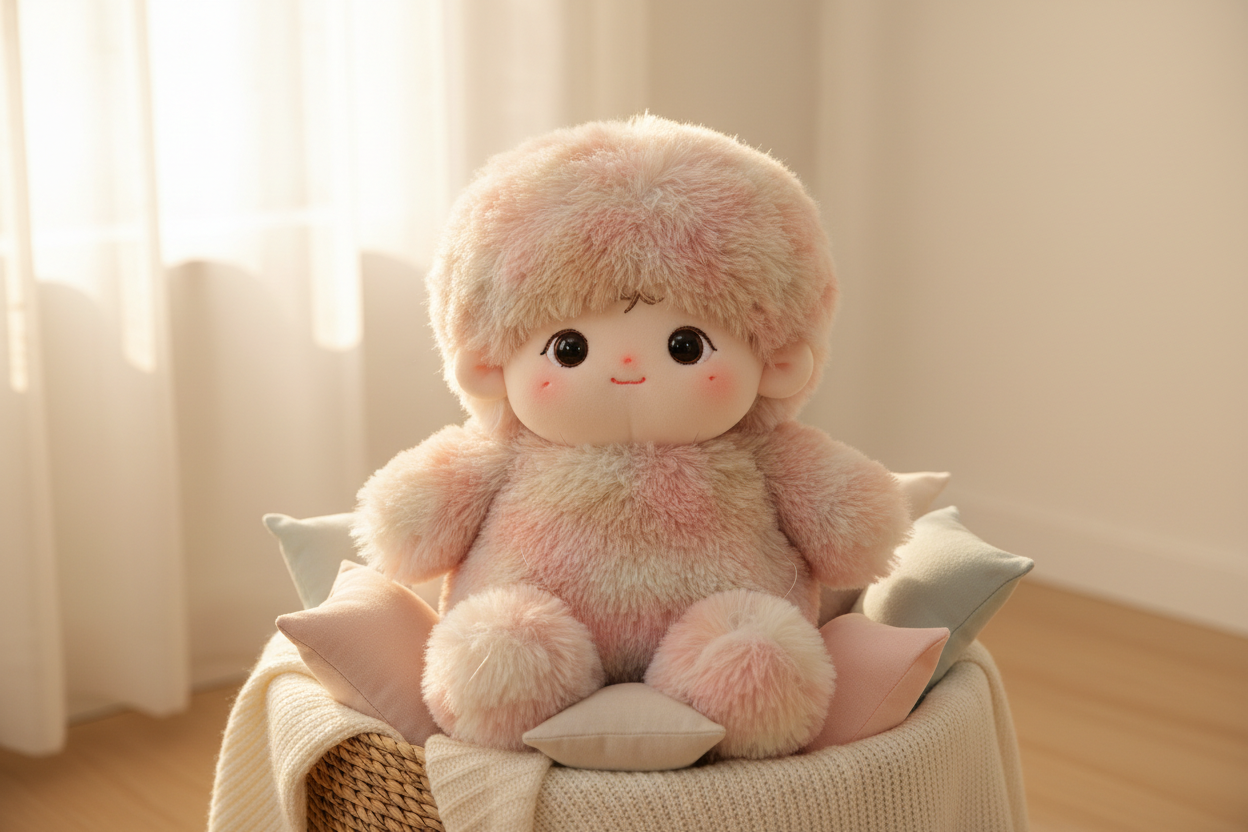 Cute Plush Doll | Soft Short-Pile Fabric | Suitable for Kids and Adults